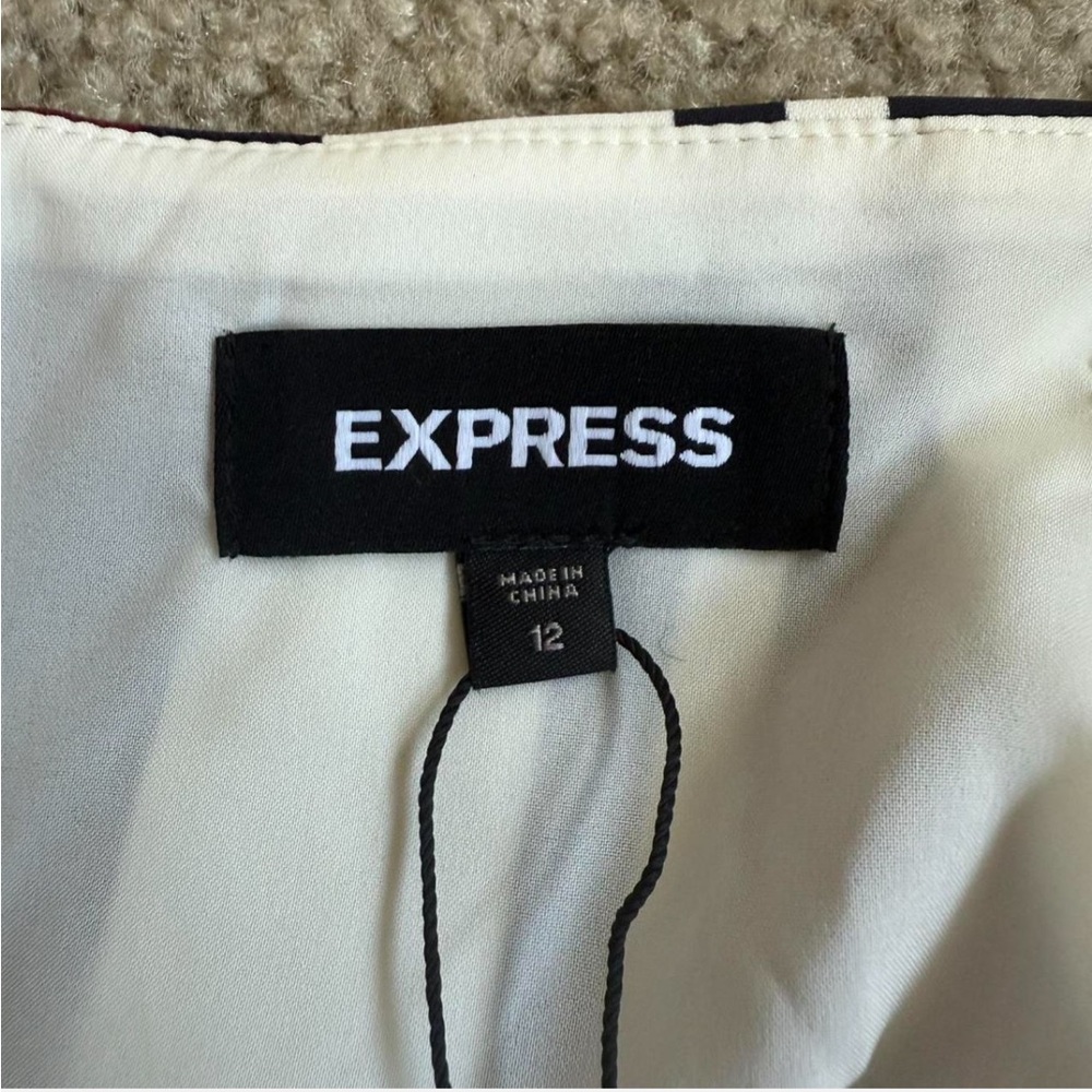 Express Wrap Striped Mini Skirt - Picture 3 of 3